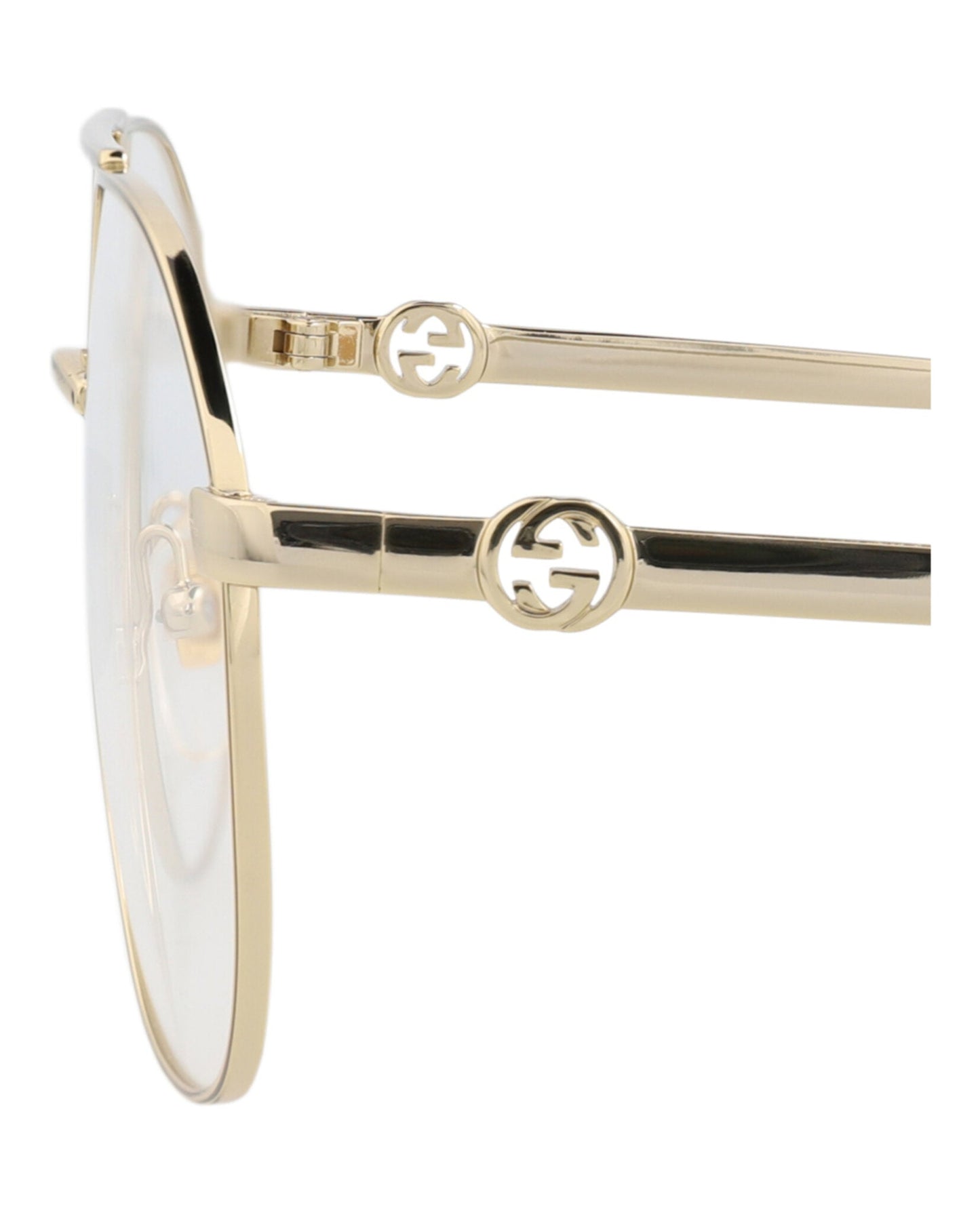 Gucci Aviator-Frame Metal Optical Frames