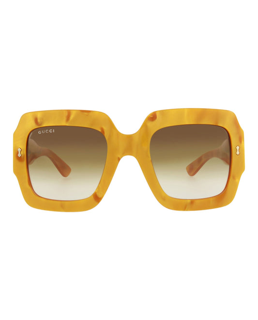 Gucci Square-Frame Bio Acetate Sunglasses