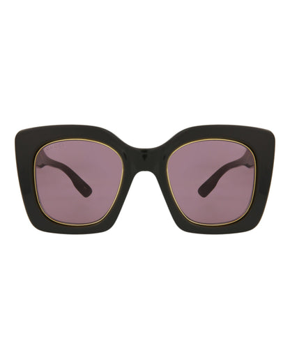 Gucci Square/Rectangle-Frame Acetate Sunglasses