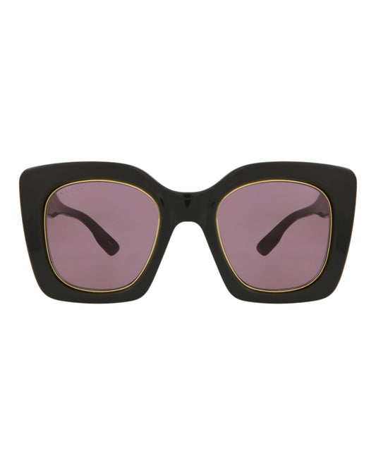 Gucci Square/Rectangle-Frame Acetate Sunglasses