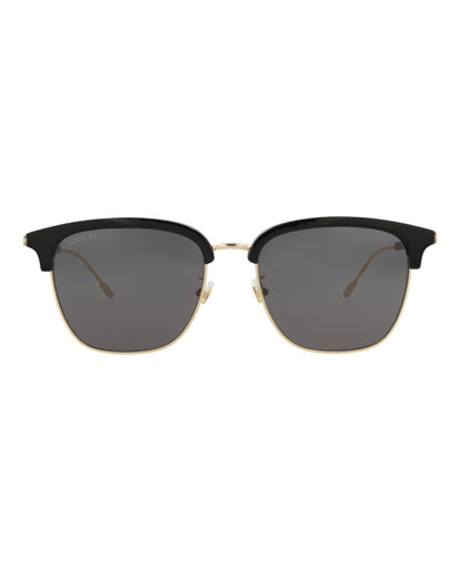 Gucci Round-Frame Recycled Acetate Sunglasses