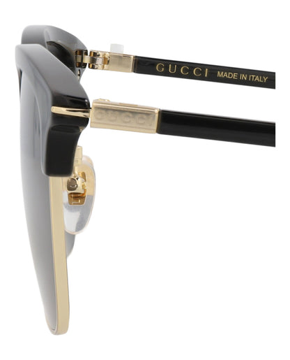 Gucci Round-Frame Recycled Acetate Sunglasses