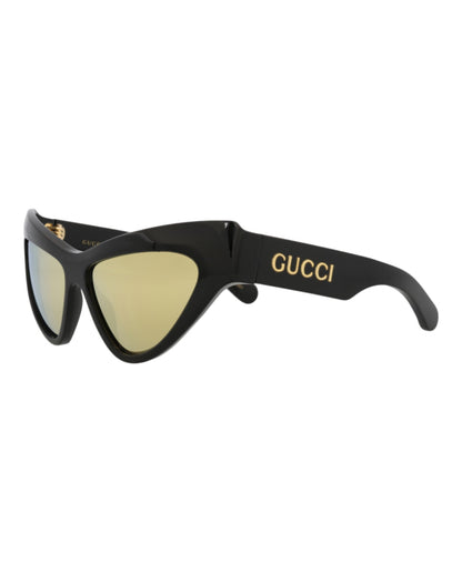 Gucci Cat Eye-Frame Recycled Acetate Sunglasses