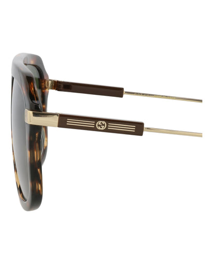 Gucci Aviator-Frame Recycled Acetate Sunglasses