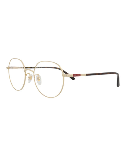 Gucci Round-Frame Metal Optical Frames