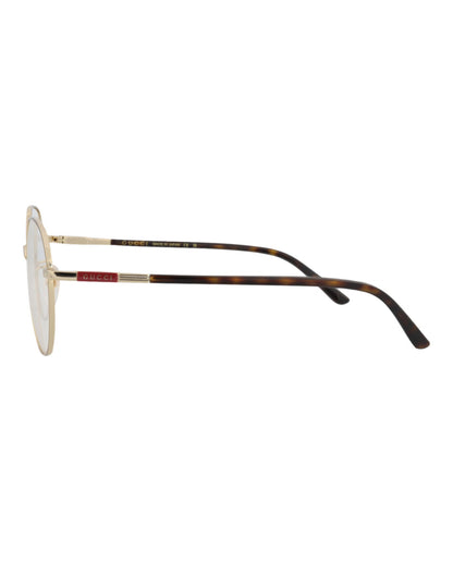 Gucci Round-Frame Metal Optical Frames