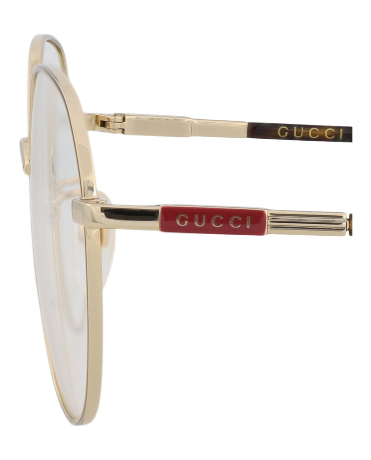 Gucci Round-Frame Metal Optical Frames