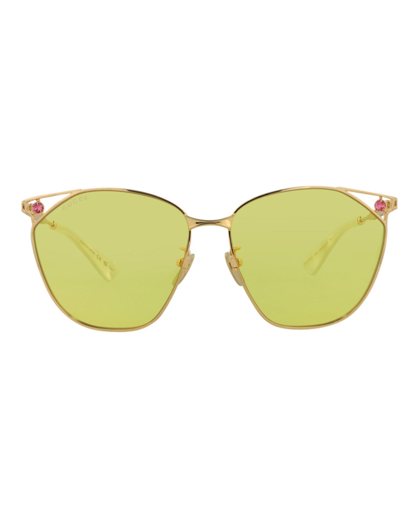 Gucci Cat Eye-Frame Metal Sunglasses