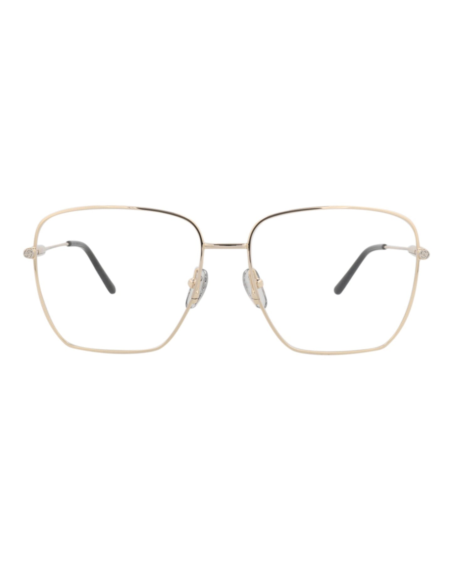 Gucci Square-Frame Metal Optical Frames