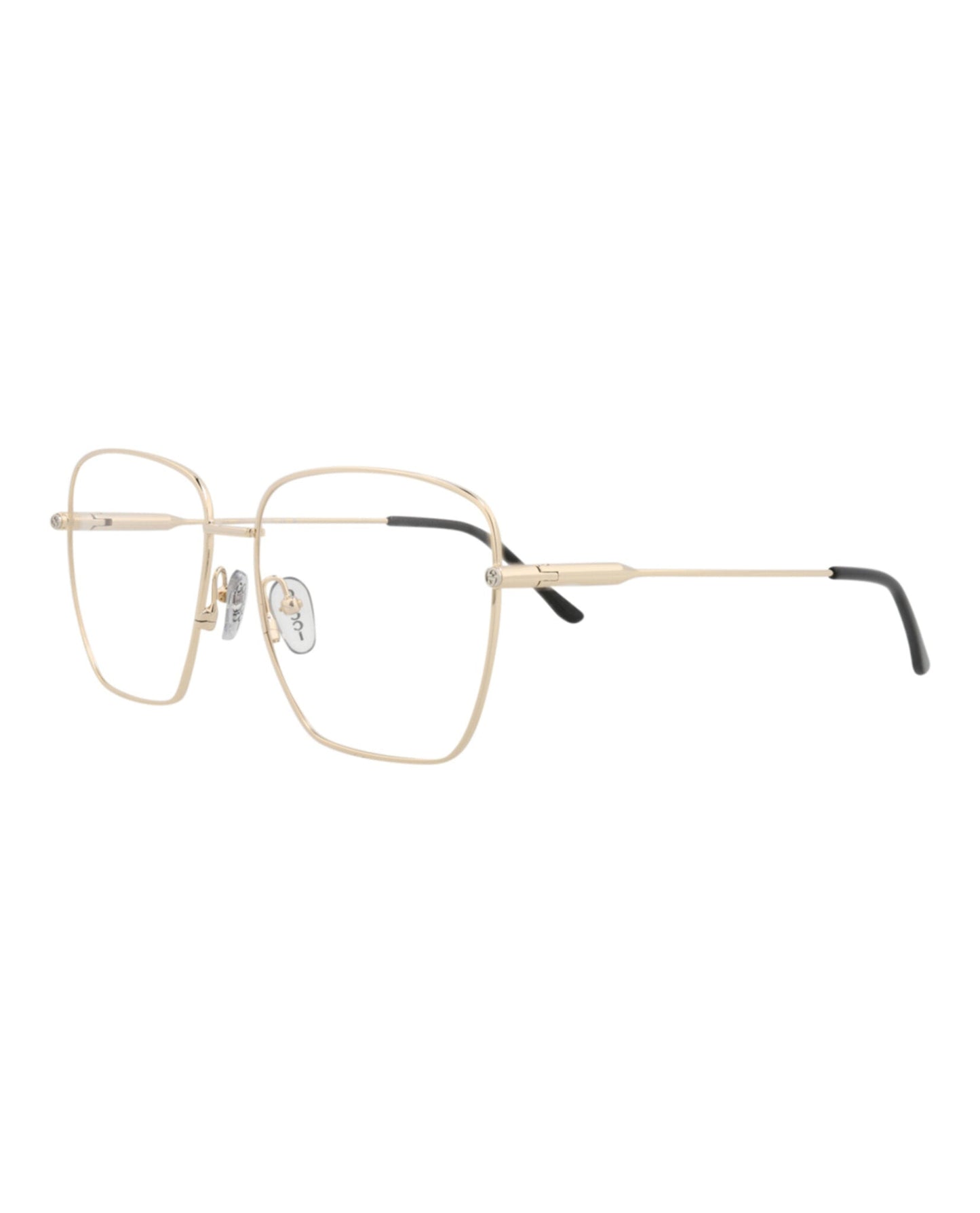 Gucci Square-Frame Metal Optical Frames