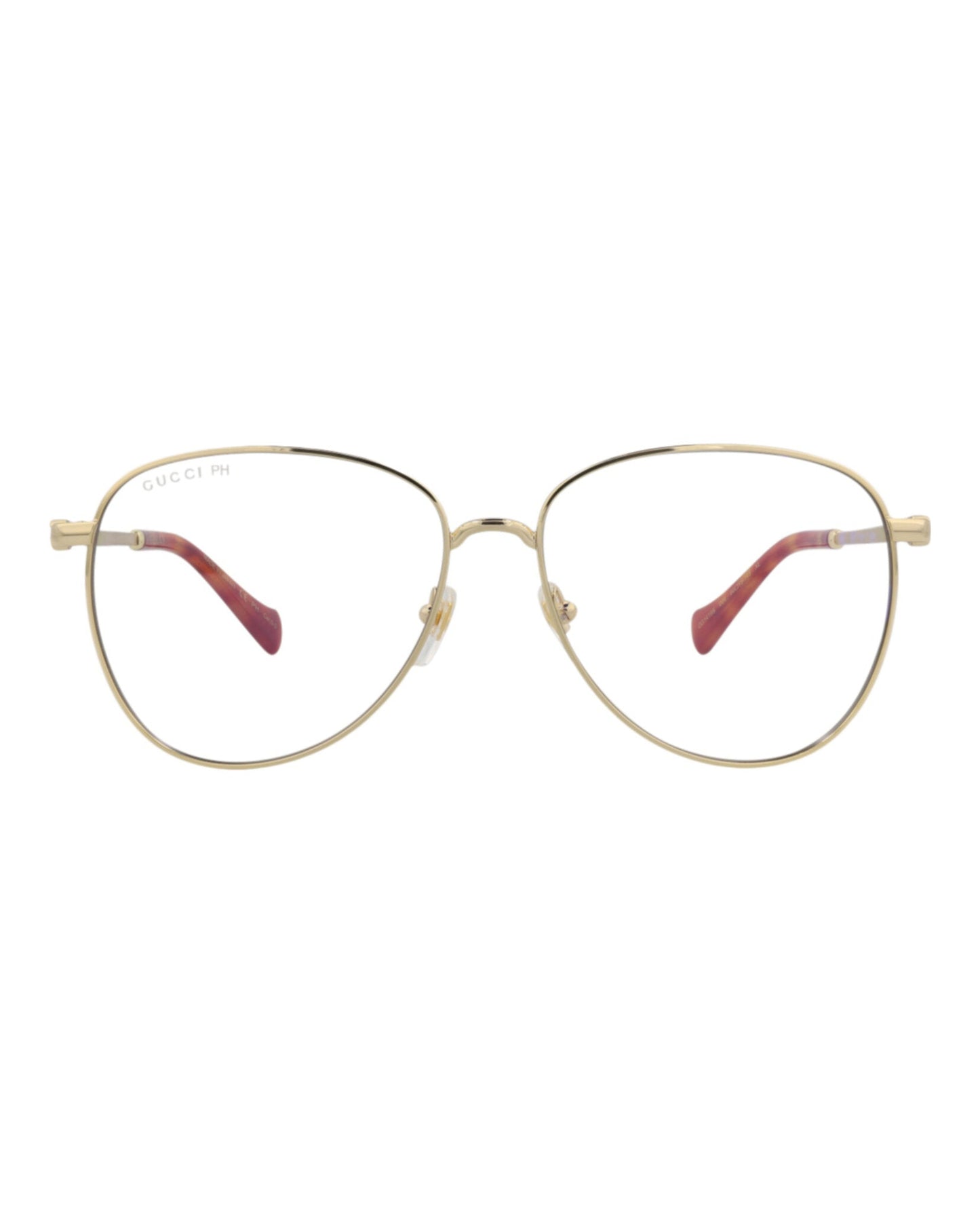 Gucci Aviator-Frame Metal Sunglasses