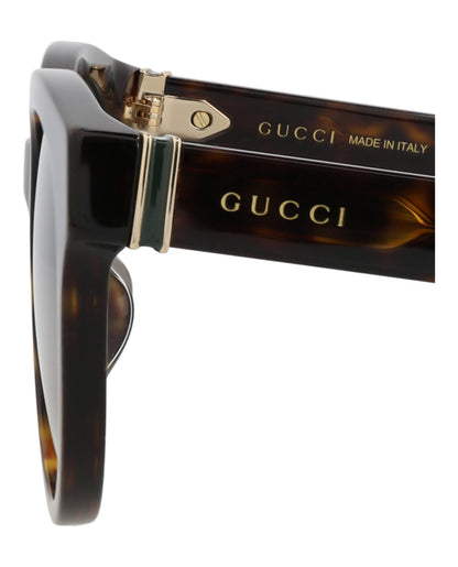 Gucci Round-Frame Recycled Acetate Sunglasses