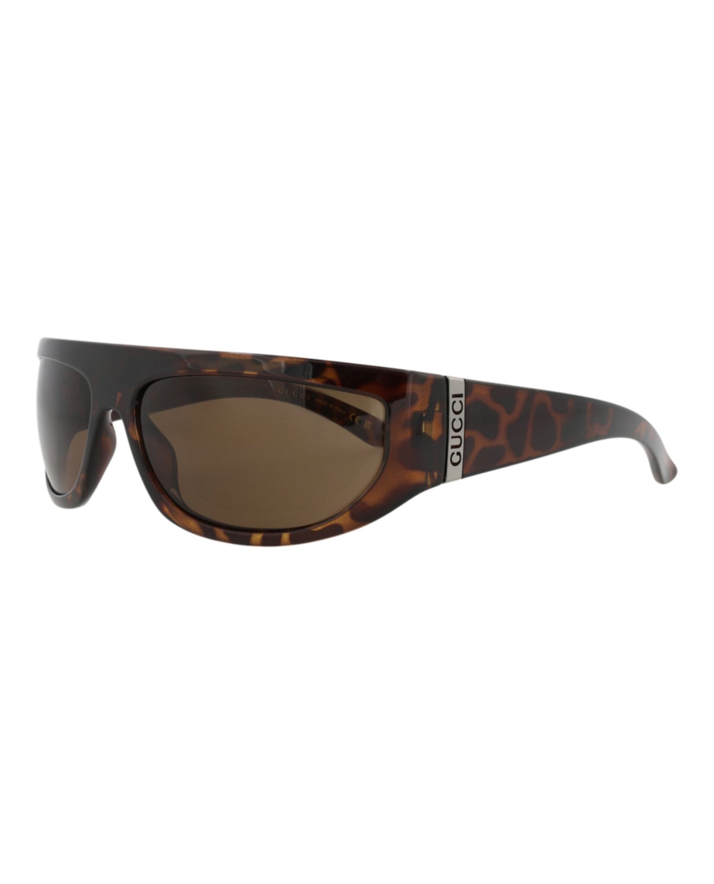 Gucci Shield-Frame Injection Sunglasses