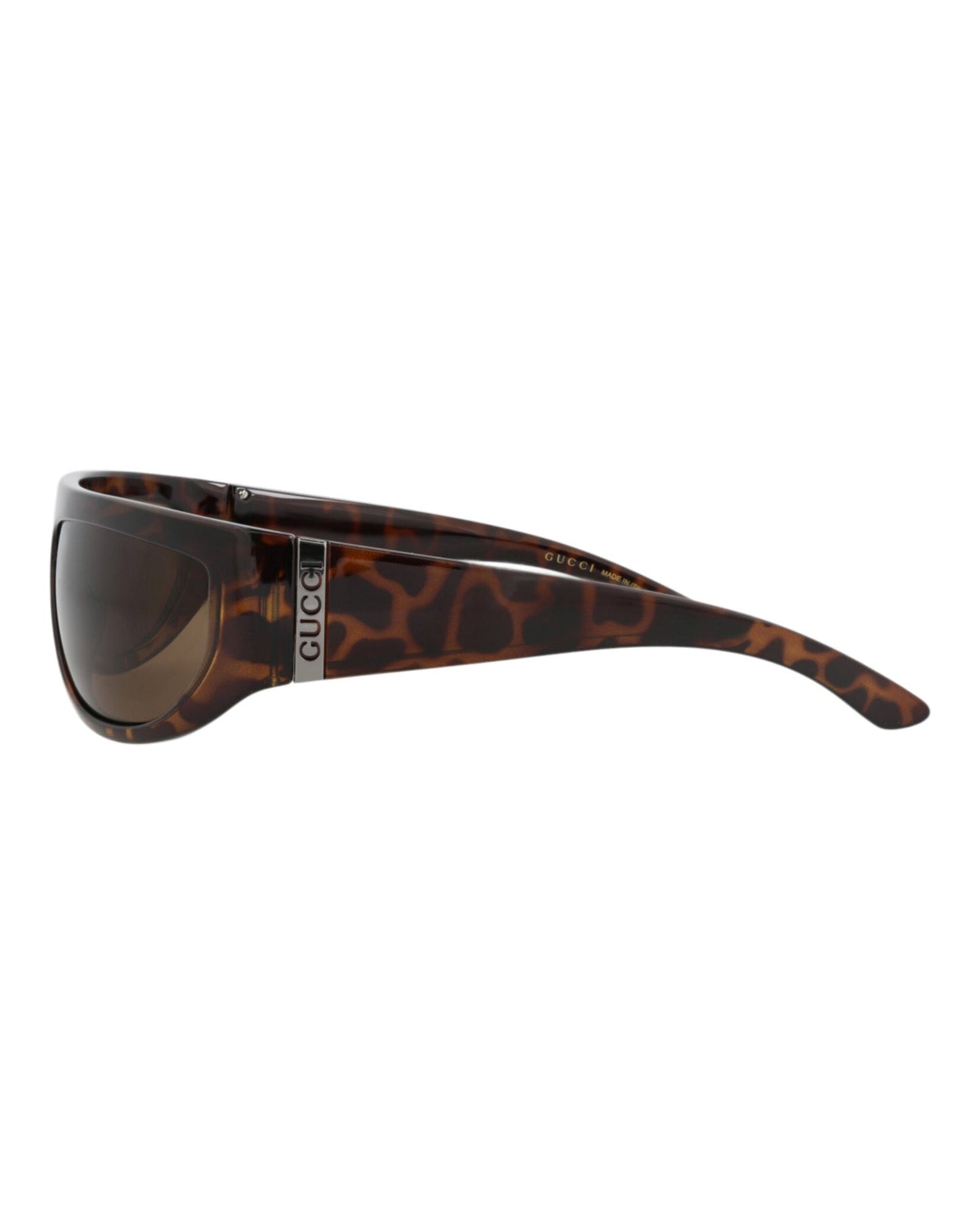 Gucci Shield-Frame Injection Sunglasses