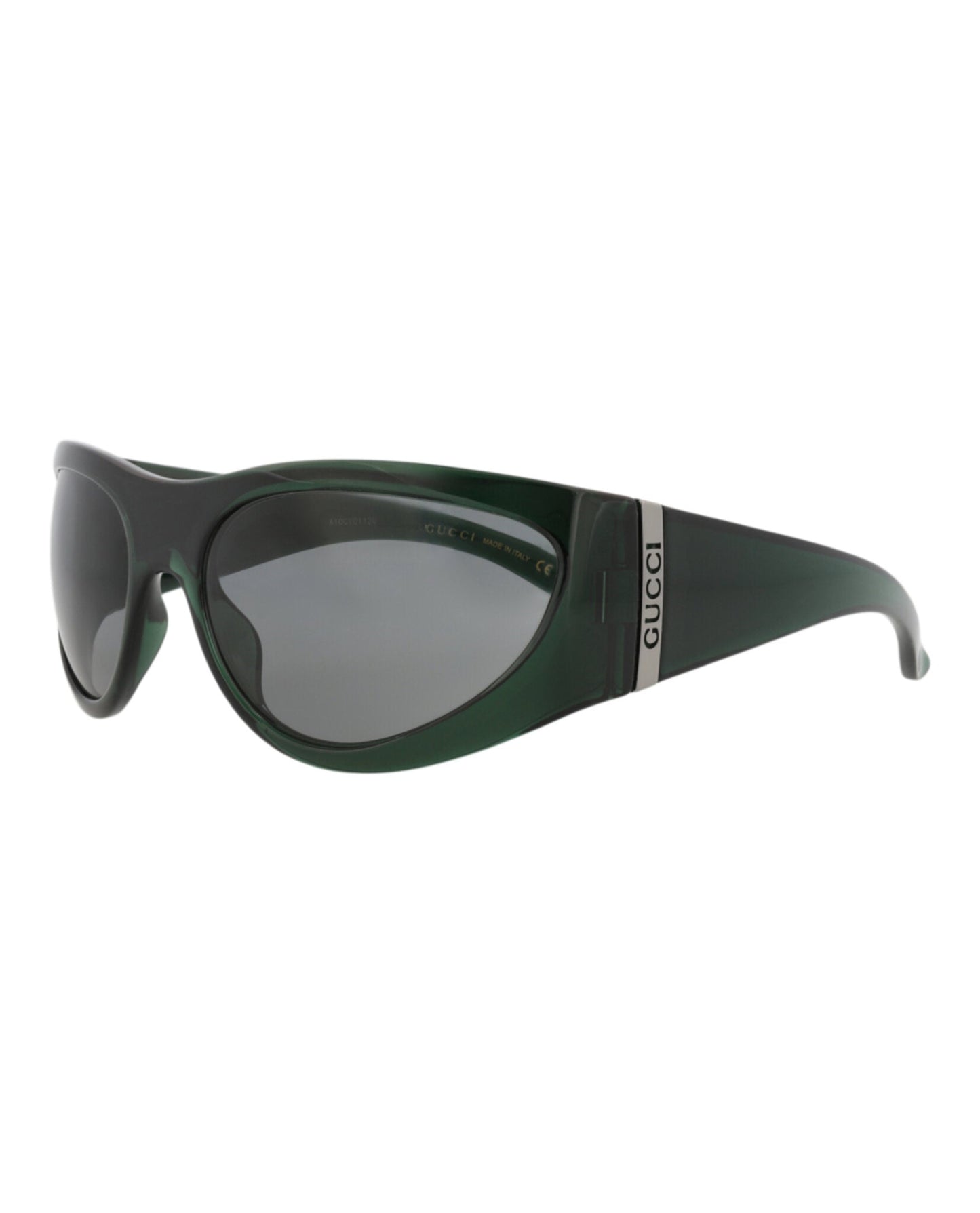 Gucci Shield-Frame Injection Sunglasses