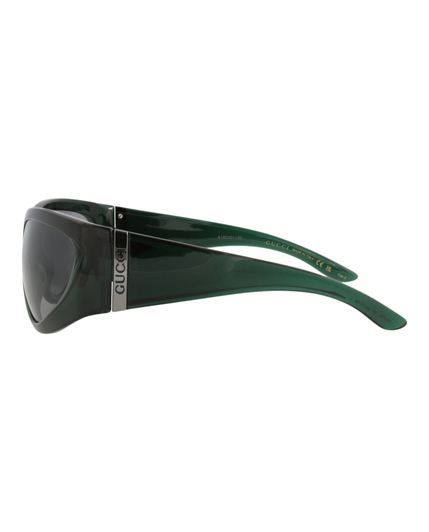 Gucci Shield-Frame Injection Sunglasses