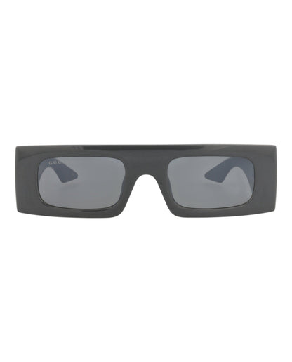 Gucci Shield-Frame Injection Sunglasses
