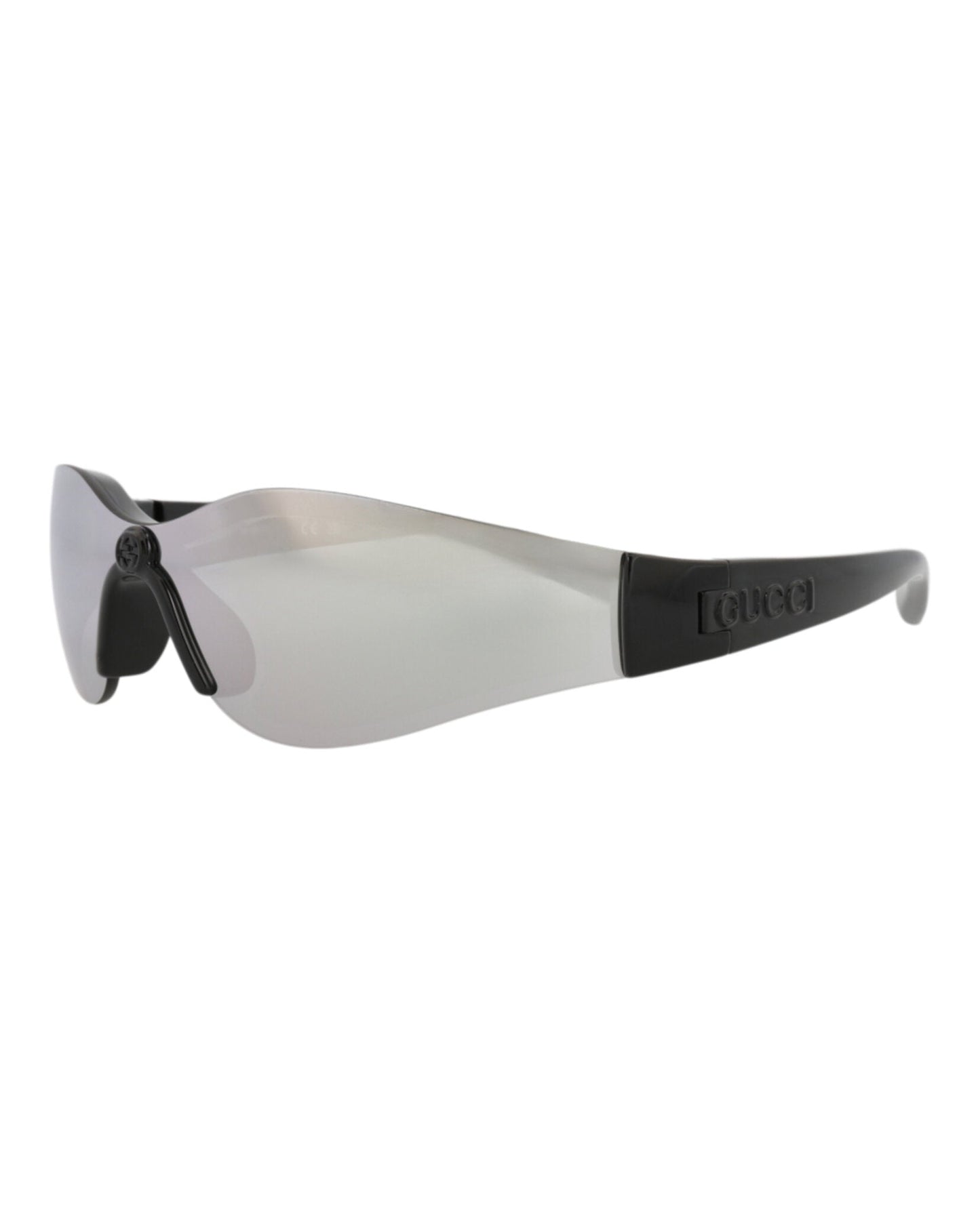 Gucci Shield-Frame Injection Sunglasses