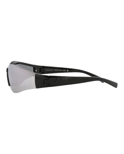 Gucci Shield-Frame Injection Sunglasses
