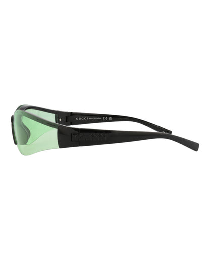 Gucci Shield-Frame Injection Sunglasses