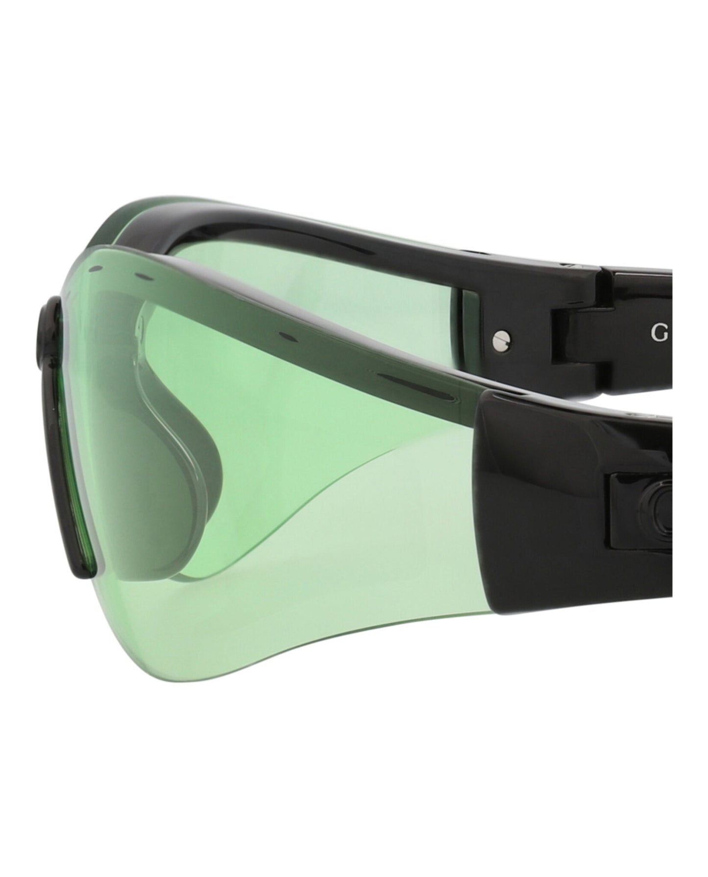 Gucci Shield-Frame Injection Sunglasses