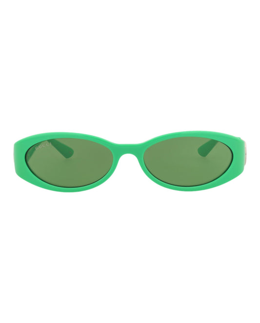 Gucci Round-Frame Injection Sunglasses