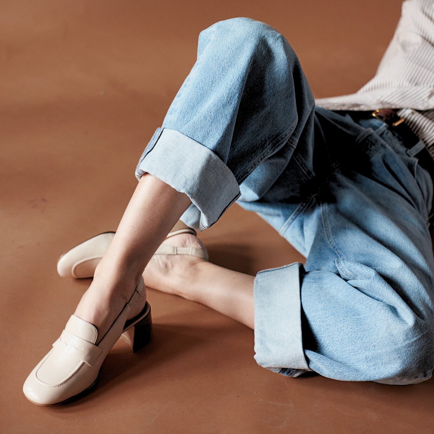 Glasgow Slingback Mules - White
