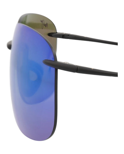 Maui Jim Shield-Frame Injection Sunglasses