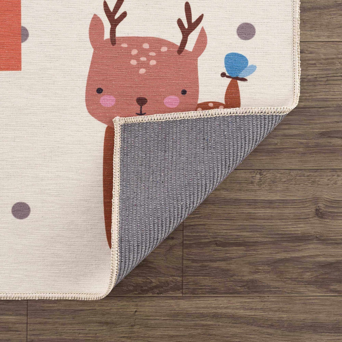 Lundy Kids Hopscotch Colorful Washable Area Rug