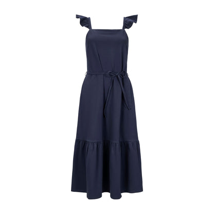 Organic Knit Flounce Dress