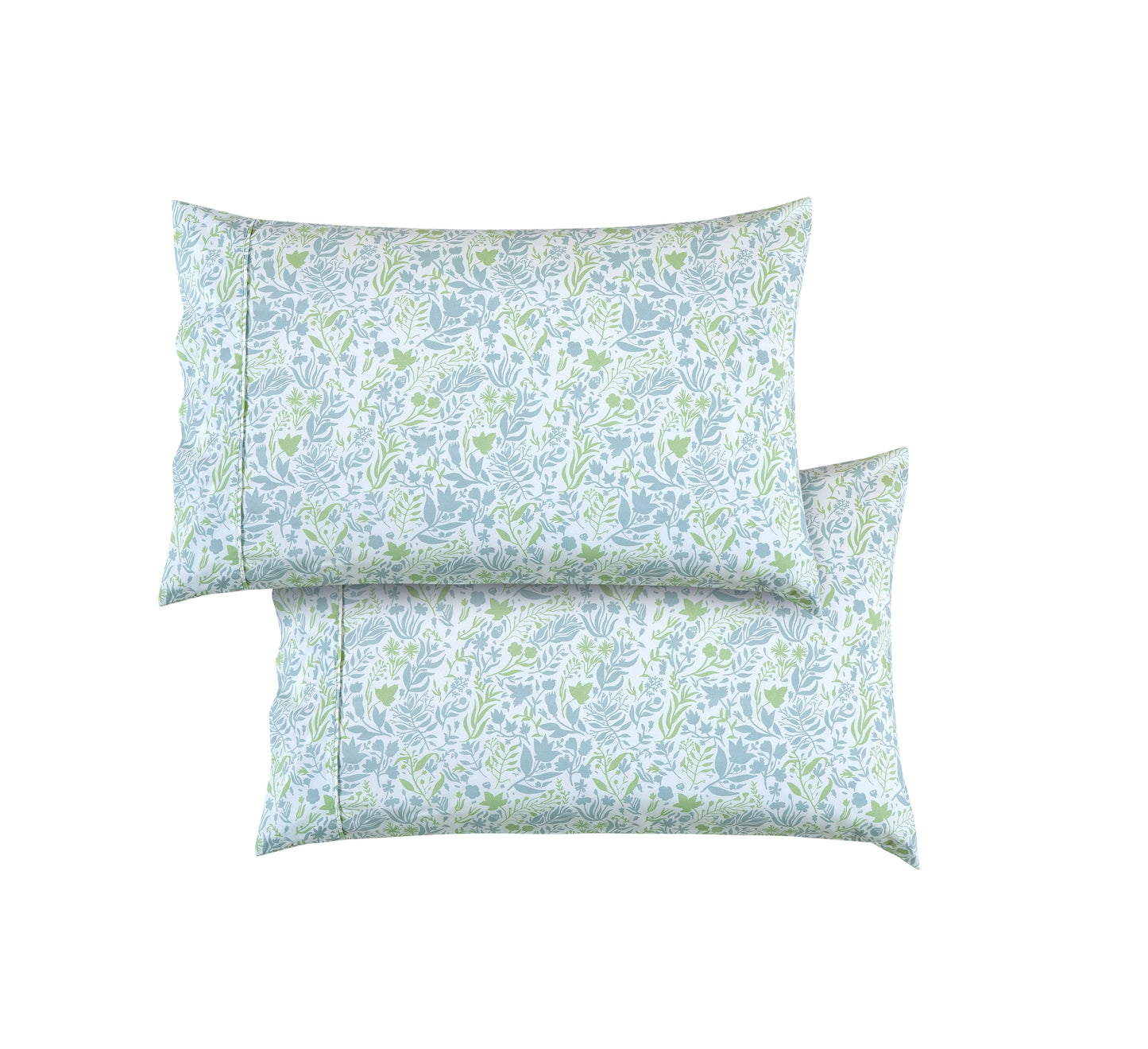 Elegant Comfort Floral and Stripe Pattern Pillowcases