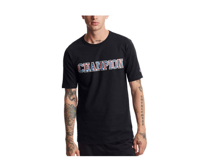 Champion C Life Heritage 3D Logo Men's T-Shirt — Black