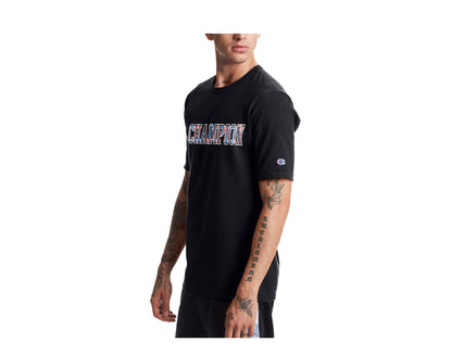 Champion C Life Heritage 3D Logo Men's T-Shirt — Black