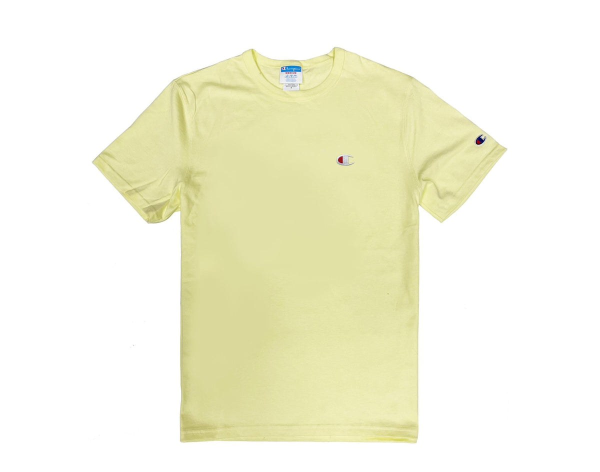 Champion C Life Heritage C Logo Men's T-Shirt — Lemon/Glacier