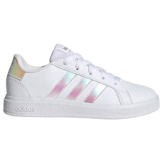 Adidas Youth Grand Court 2.0 - Cloud White/Iridescent