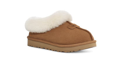 UGG Tazzette Womens Platform Clogs — Chestnut Suede