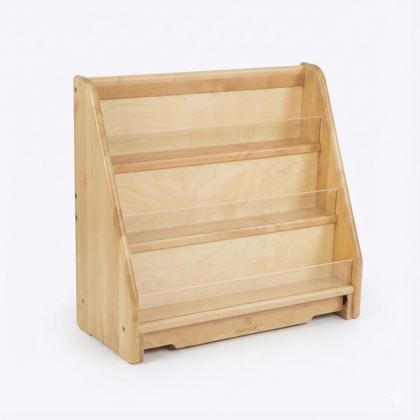 Wooden Classroom Bookshelf – Double Pack 3 Tier Front-Facing Display | 22.4" H x 25" W x 22" D