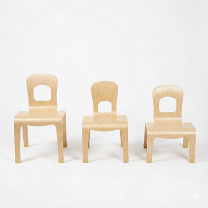 Pear Classroom Chair (2-Pack) – 12" Seat Height