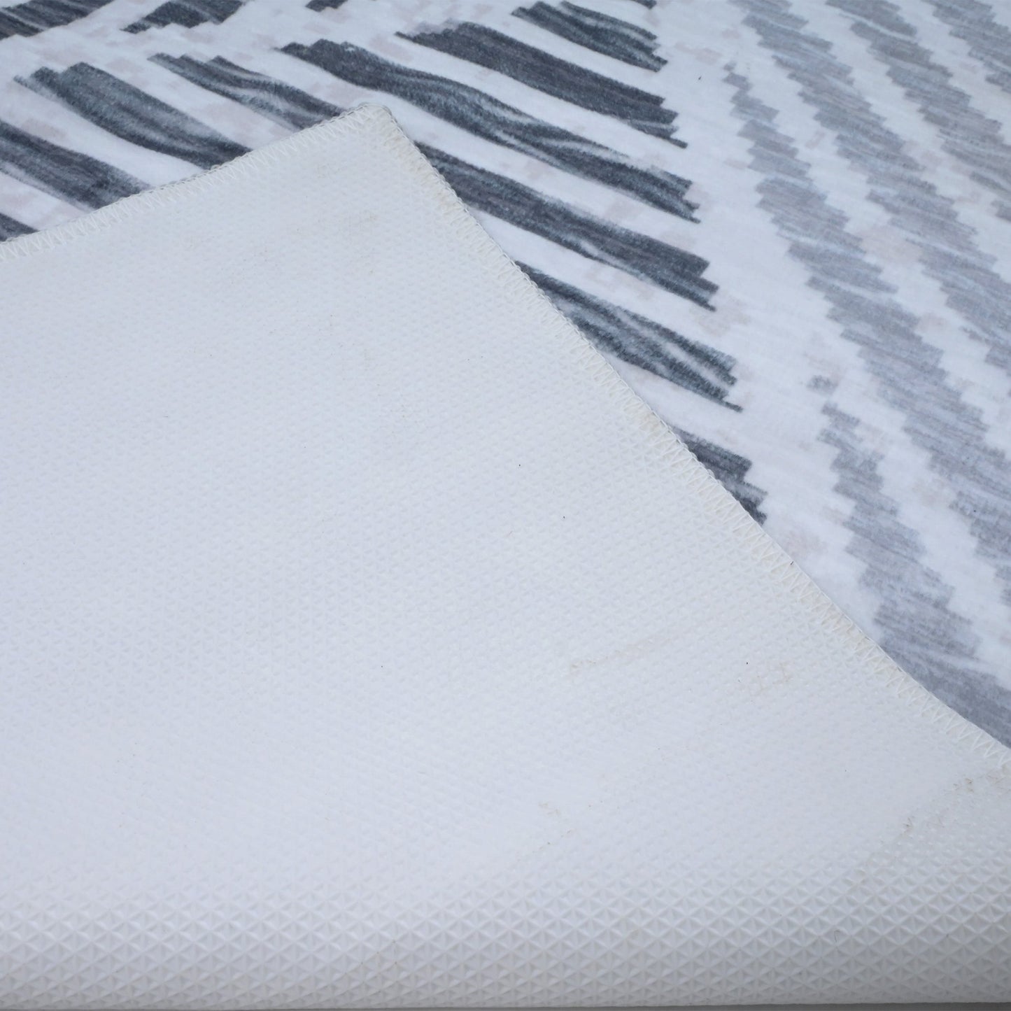 Bibb Home Washable Flannel Printed Area Rug With Latex Back 5x7 Ft