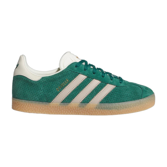 adidas Grade School Gazelle 'Wonder Beige Collegiate Green Gs' Sneakers