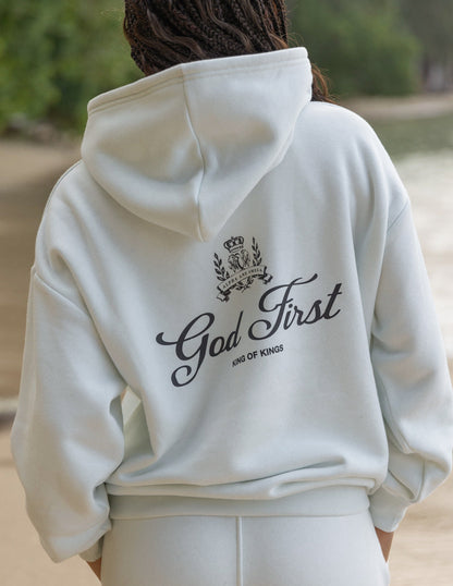 Elevated Faith God First Unisex Hoodie
