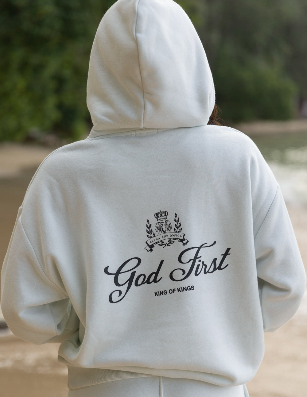 Elevated Faith God First Unisex Hoodie