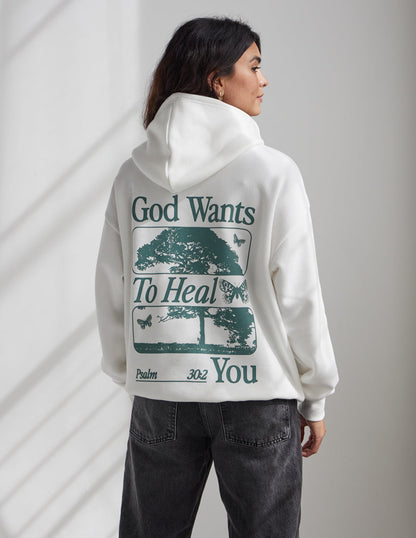 Elevated Faith God Heals Unisex Hoodie