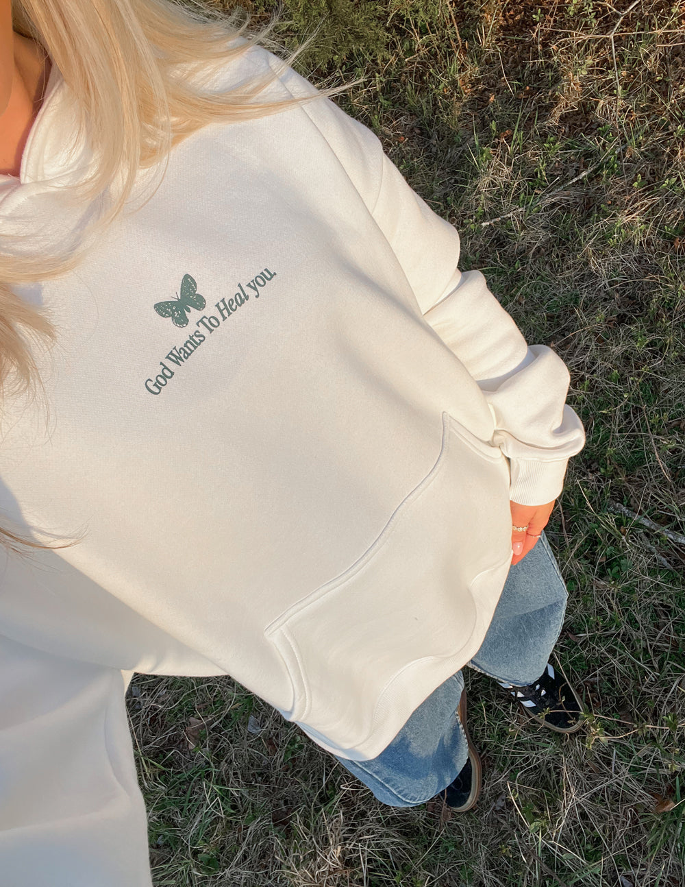 Elevated Faith God Heals Unisex Hoodie