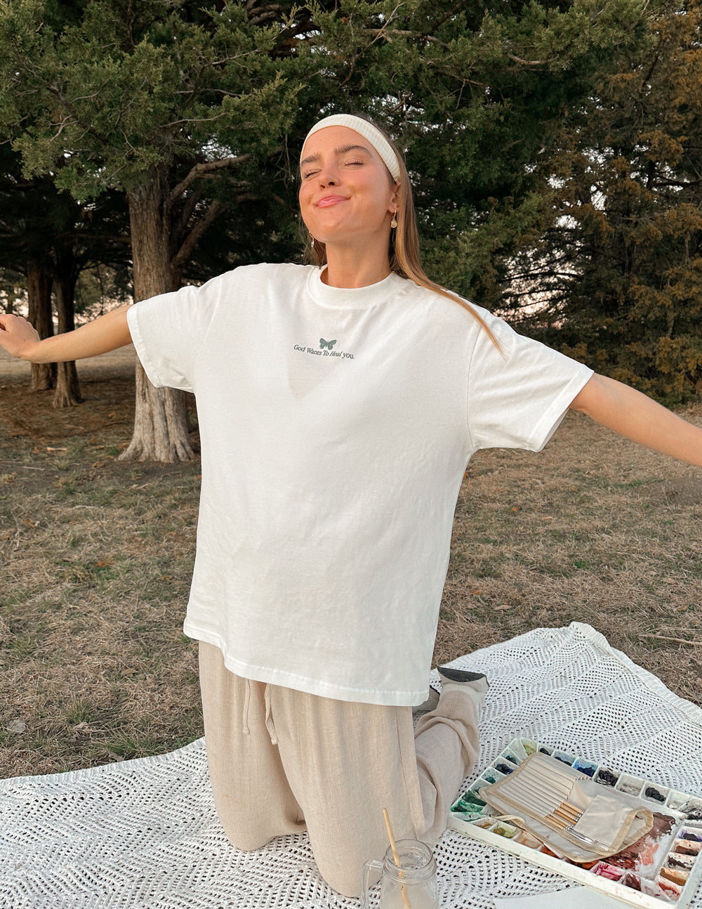 Elevated Faith God Heals Unisex Tee