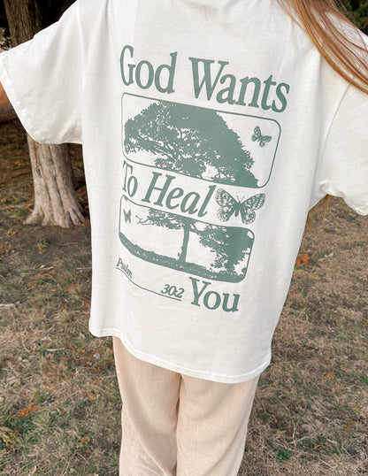 Elevated Faith God Heals Unisex Tee