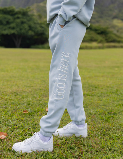 Elevated Faith God Is Here Unisex Sweatpant