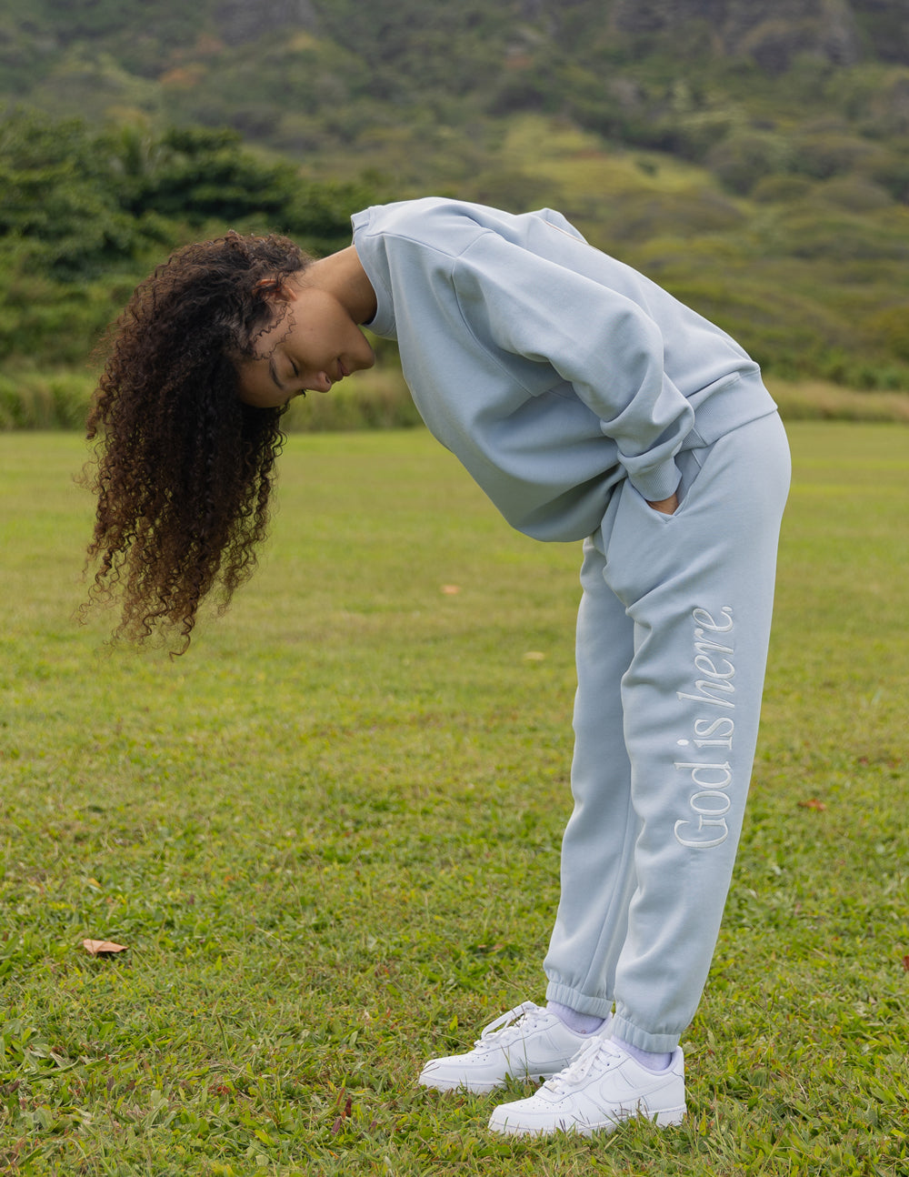 Elevated Faith God Is Here Unisex Sweatpant