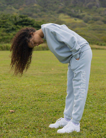 Elevated Faith God Is Here Unisex Sweatpant