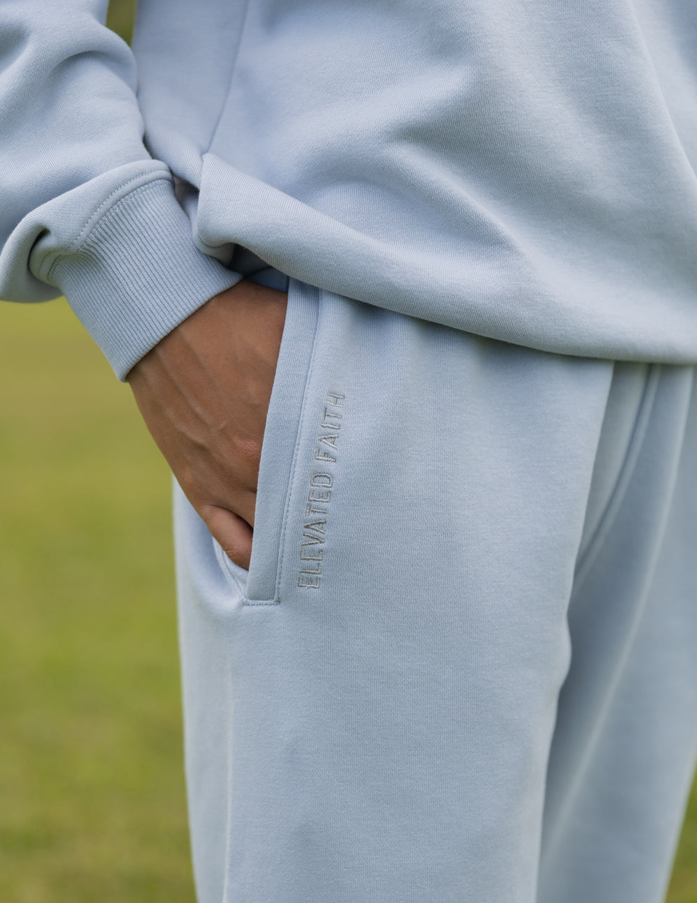 Elevated Faith God Is Here Unisex Sweatpant